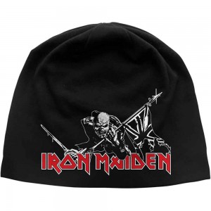 Iron Maiden Unisex Beanie Hat: The Trooper (Black)
