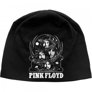 Pink Floyd Unisex Beanie Hat: Cosmic Faces (Black)