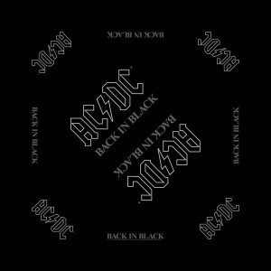 AC/DC Unisex Bandana: Back in Black (Black)