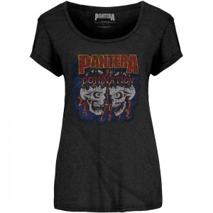 Pantera Ladies T-Shirt: Domination (Black) (XX-Large)