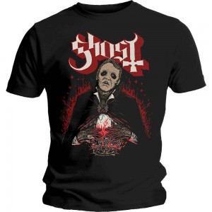Ghost Unisex T-Shirt: Danse Macabre (Black) (Large)