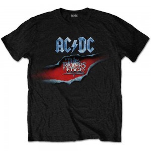 AC/DC Unisex T-Shirt: The Razors Edge (Black) (Small)