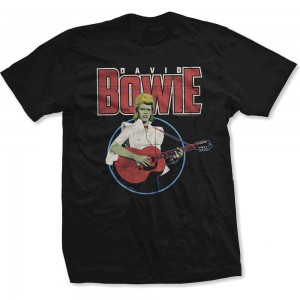 David Bowie Unisex T-Shirt: Acoustic Bootleg (Black) (XX-Large)