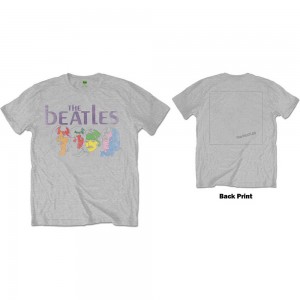 The Beatles Unisex T-Shirt: White Album Back (Grey) (Back Print) (XX-Large)