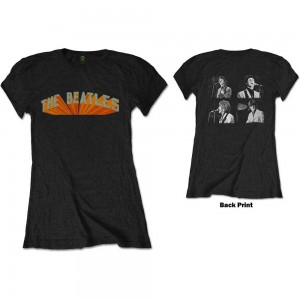 The Beatles Ladies T-Shirt: Live In Japan (Black) (Back Print) (Large)