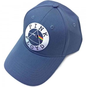 Pink Floyd Unisex Baseball Cap: Circle Logo (Denim Blue)