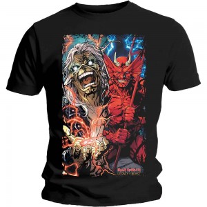 Iron Maiden Unisex T-Shirt: Duality (Black) (Large)
