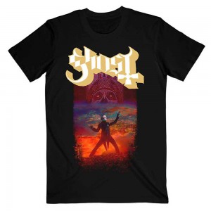 Ghost Unisex T-Shirt: EU Admat (Black) (Small)