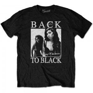 Amy Winehouse Unisex T-Shirt: Back to Black (Black) (XX-Large)