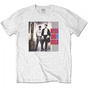 Pet Shop Boys Unisex T-Shirt: West End Girls (White) (Large)