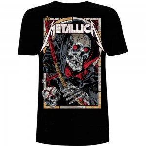 Metallica Unisex T-Shirt: Death Reaper (Black) (Small)