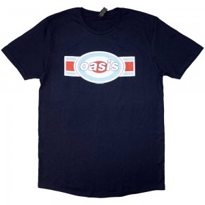 Oasis Unisex T-Shirt: Oblong Target (Navy Blue) (X-Large)