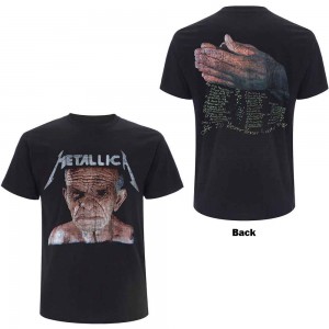Metallica Unisex T-Shirt: Neverland (Black) (Back Print) (Large)