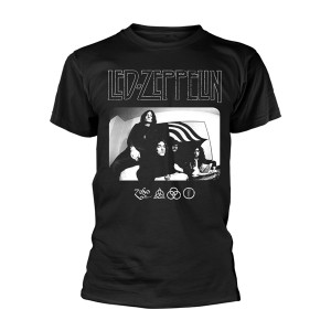 Led Zeppelin: Icon Logo Photo T-Shirt (Medium)
