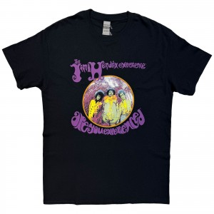 Jimi Hendrix Unisex T-Shirt: Are You Experienced 3 (Black) (Small)