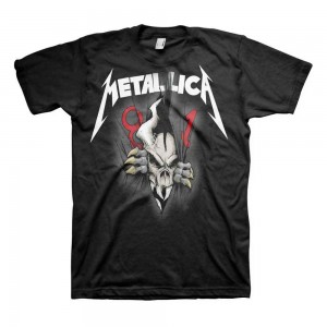 Metallica Unisex T-Shirt: 40th Anniversary Ripper (Black) (Small)