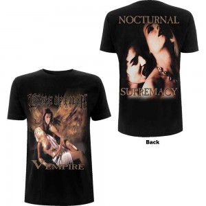 Cradle Of Filth Unisex T-Shirt: Vempire (Black) (Back Print) (Large)