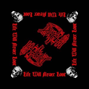 Death Unisex Bandana: Life Will Never Last (Black)