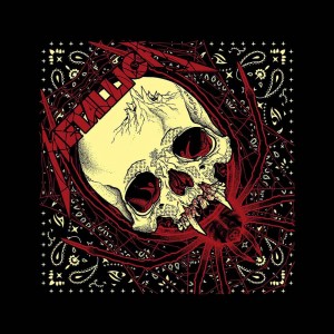 Metallica Unisex Bandana: Spider Skull (Black)