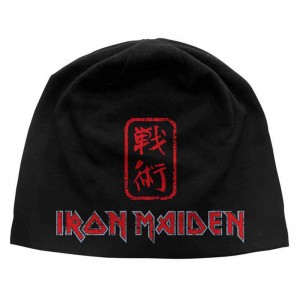 Iron Maiden Unisex Beanie Hat: Senjutsu JD Print (Black)