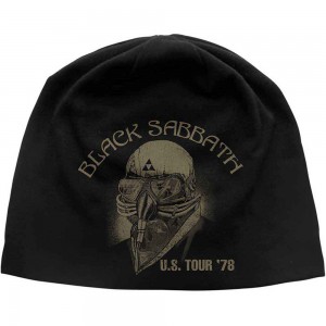 Black Sabbath Unisex Beanie Hat: Us Tour ´78 JD Print (Black)