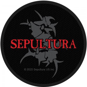 Sepultura Woven Patch: Logo & Tribal S