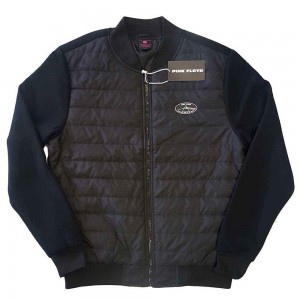 Pink Floyd Unisex Quilted Jacket: Dark Side of the Moon Oval (Small)