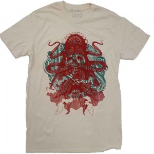 Baroness Unisex T-Shirt: Opium Crown (Natural) (Ex-Tour) (XX-Large)