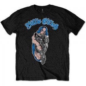 Billie Eilish Kids T-Shirt: Bling (Black) (Glitter Print) (7-8 Years)
