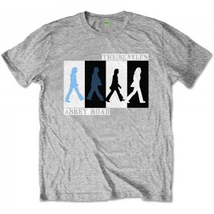 The Beatles Kids T-Shirt: Abbey Road Colours Crossing (Heather Grey) (11-12 Years)