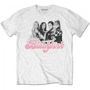 BlackPink Unisex T-Shirt: Photo (White) (XX-Large)