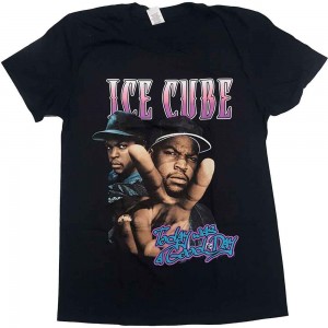 Ice Cube Unisex T-Shirt: Today Was A Good Day (Black) (Large)