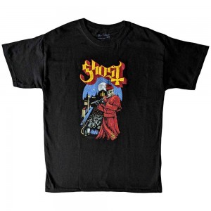 Ghost Kids T-Shirt: Advanced Pied Piper (Black) (11-12 Years)