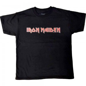 Iron Maiden Kids T-Shirt: Logo (Black) (12-13 Years)