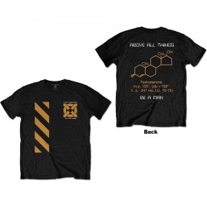 Type O Negative Unisex T-Shirt: Be A Man (Black) (Back Print) (Medium)