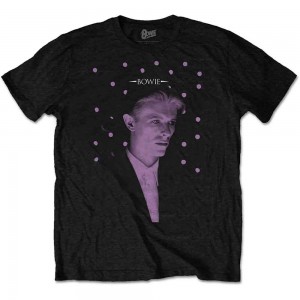 David Bowie Unisex T-Shirt: Dots (Black) (Medium)