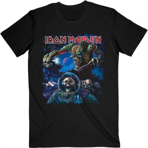 Iron Maiden Unisex T-Shirt: Final Frontier (Black) (Medium)
