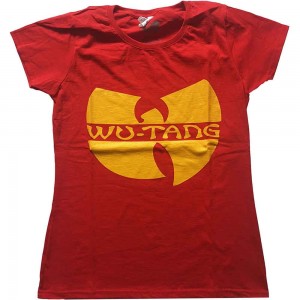 Wu-Tang Clan Ladies T-Shirt: Logo (Red) (X-Small)
