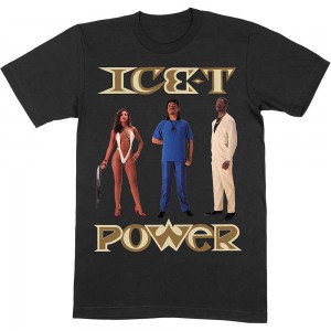 Ice-T Unisex T-Shirt: Power (Black) (Large)
