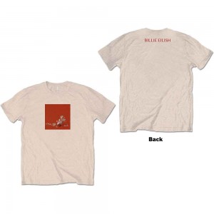 Billie Eilish Unisex T-Shirt: Therefore I Am (Natural) (Back Print) (Small)