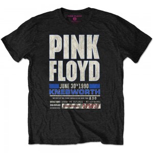 Pink Floyd Unisex T-Shirt: Knebworth ´90 Blue (Black) (Small)