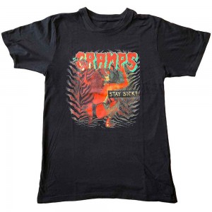 The Cramps Unisex T-Shirt: Stay Sick (Black) (X-Large)