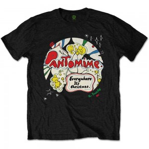 The Beatles Unisex T-Shirt: Pantomime (Black) (Large)