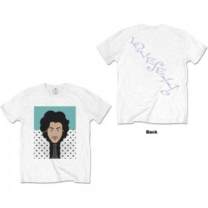 Prince Unisex T-Shirt: Lovesexy (White) (Back Print) (XX-Large)