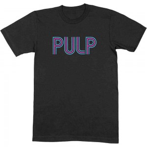 Pulp Unisex T-Shirt: Intro Logo (Black) (XX-Large)