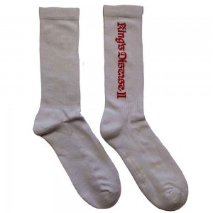 Nas Unisex Terry Socks: KD II (White) (UK Size 7 - 11)