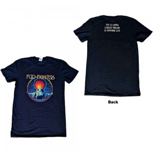 Foo Fighters Unisex T-Shirt: O2 Arena 2017 (Black) (Back Print & Ex-Tour) (Small)