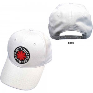 Red Hot Chili Peppers Unisex Baseball Cap: Classic Asterisk (White)