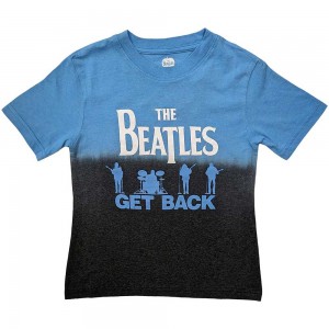 The Beatles Kids T-Shirt: Get Back (Blue) (Wash Collection) (7-8 Years)