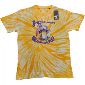 Jimi Hendrix Kids T-Shirt: Are You Experienced (Yellow) (Wash Collection) (7-8 Years)